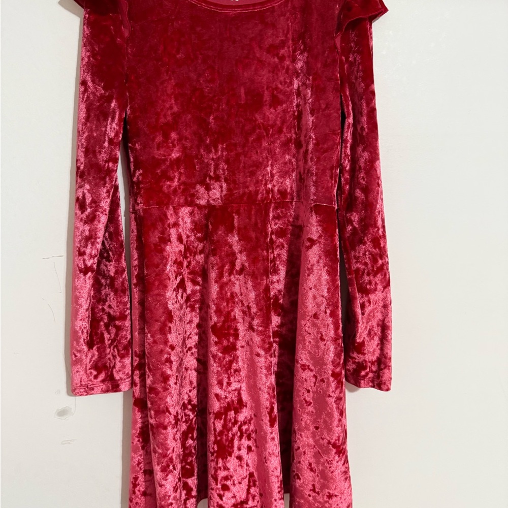 SO Red Velvet Dress